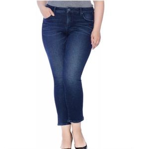 Slink Jeans Curvy Crop Mid Rise size 12